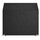 Vidaxl tuinbankhoes met 8 oogjes 130x70x70 88 cm polyetheen