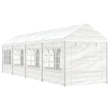 Vidaxl Arbor med tak 8.92x2.28x2.69 m polyetylenhvit