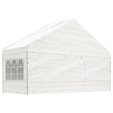 Vidaxl arbor med tak 8.92x5.88x3.75 m polyetylenhvit