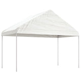 Vidaxl Arbor con techo 11.15x4.08x3.22 M polietileno blanco