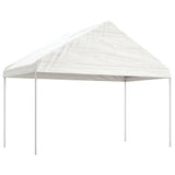 Vidaxl Arbor med tak 15.61x4.08x3.22 M Polyeten vit