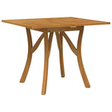 Vidaxl tuintafel 85x85x75 cm massief acaciahout