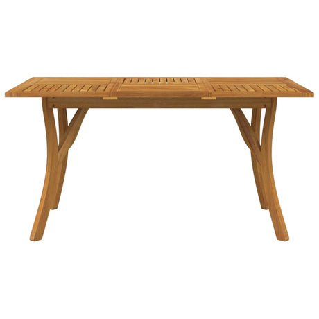 Vidaxl tuintafel 150x90x75 cm massief acaciahout