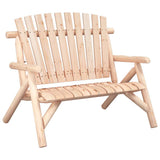 Vidaxl tuinbank 2-zits 119x85x98 cm massief vurenhout