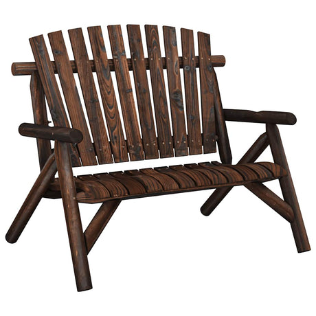 Vidaxl tuinbank 2-zits 119x85x98 cm massief vurenhout