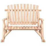 Vidaxl schommelbank 2-zits 123x96x102 cm massief vurenhout