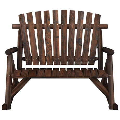 Vidaxl schommelbank 2-zits 123x96x102 cm massief vurenhout