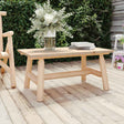 Vidaxl salontafel 90x50x41 cm massief vurenhout