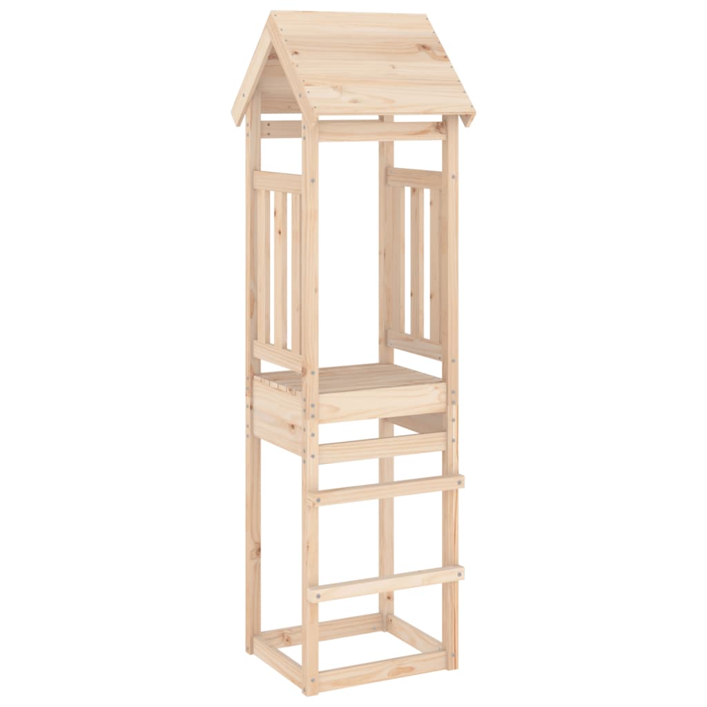 VidaXL play tower 52.5x46.5x206.5 cm solid pine