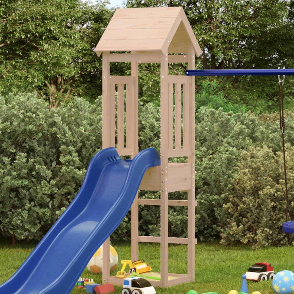 VidaXL play tower 52.5x46.5x206.5 cm solid pine