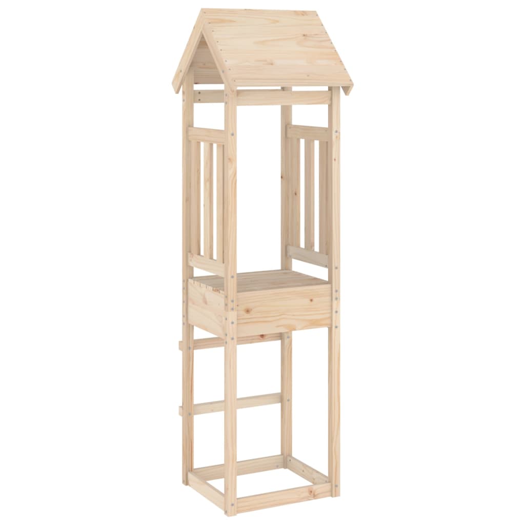 VidaXL play tower 52.5x46.5x206.5 cm solid pine