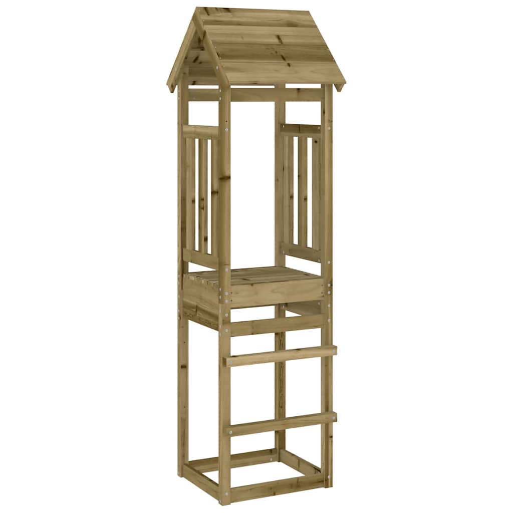 VidaXL Play tower 52.5x46.5x206.5 cm Impregnated pine