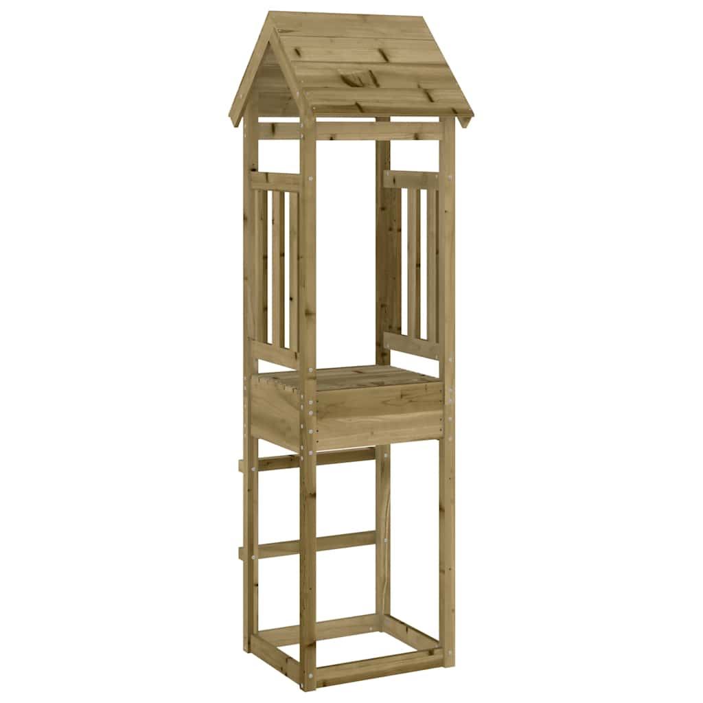 VidaXL Play tower 52.5x46.5x206.5 cm Impregnated pine