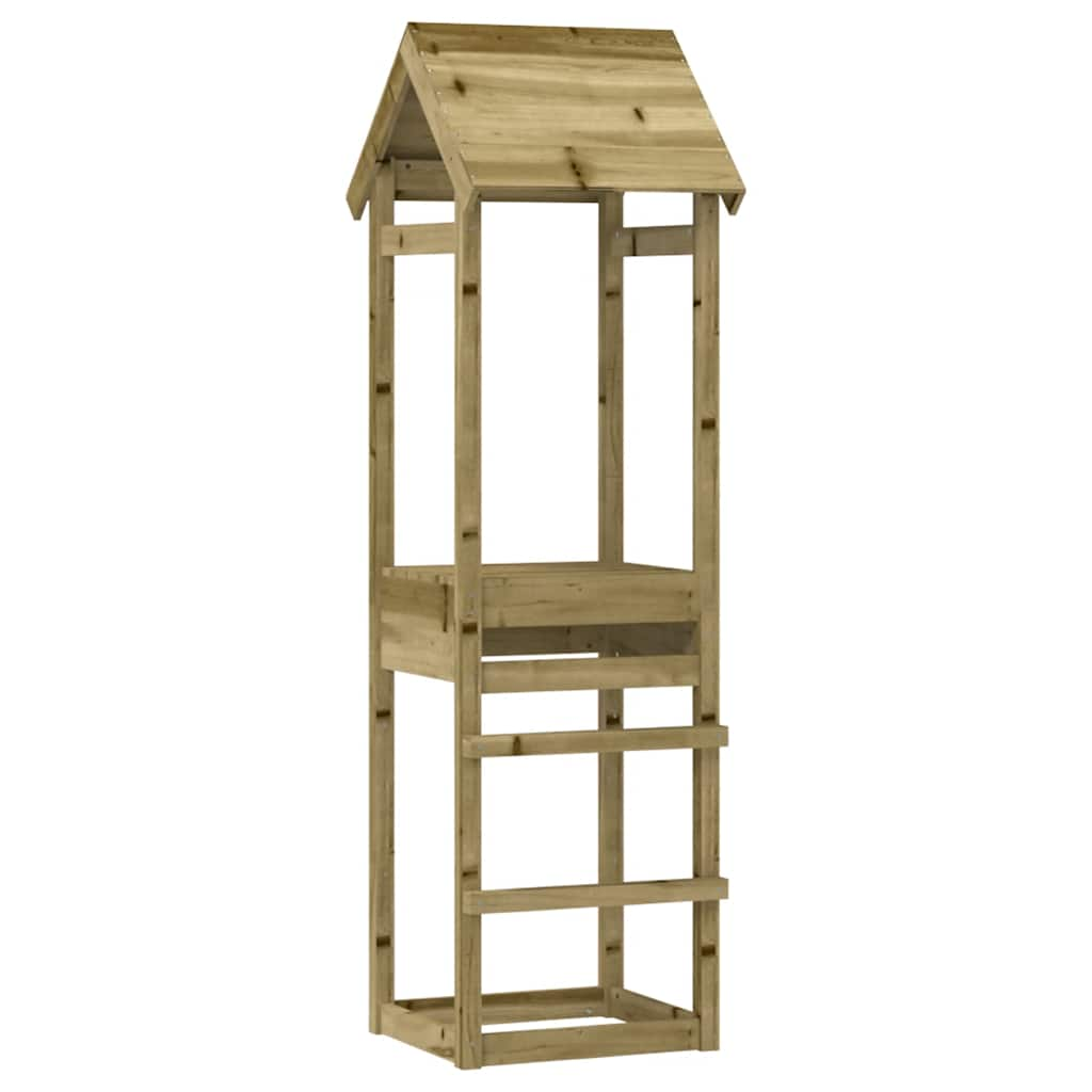 Vidaxl Play Tower 53x46.5x194 cm Pine impregnato