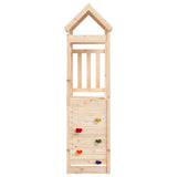 Vidaxl Play Tower med Rock Wall 53x110x214 cm Solid Pine