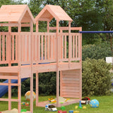 VidaXL Play tower with rock wall 53x110.5x214 cm solid douglashout