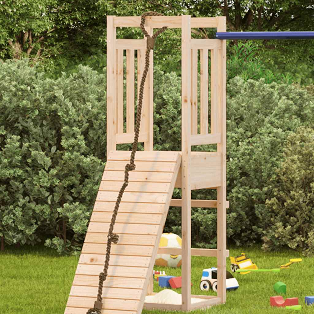 Vidaxl Play Tower 53x46.5x169 cm pevná borovice