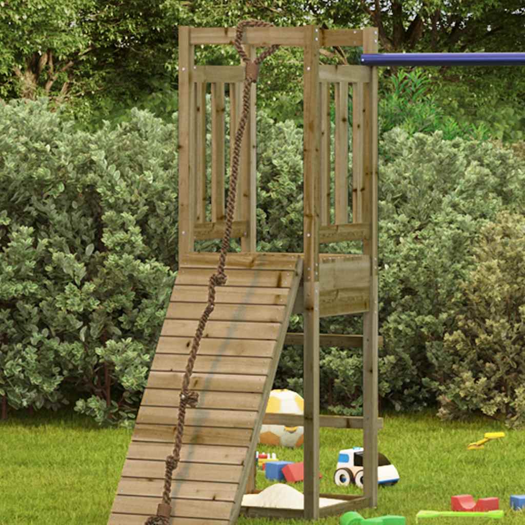 Vidaxl Play Tower 53x46.5x169 cm Pine impregnado