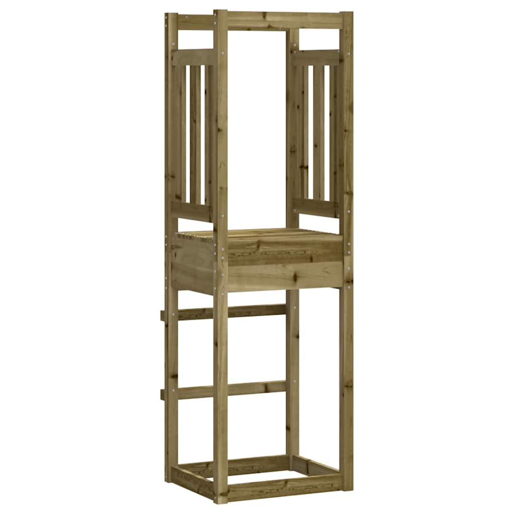 Vidaxl Play Tower 53x46.5x169 cm Pine impregnado