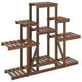 Vidaxl bloemenstandaard 110x25x96 cm massief vurenhout