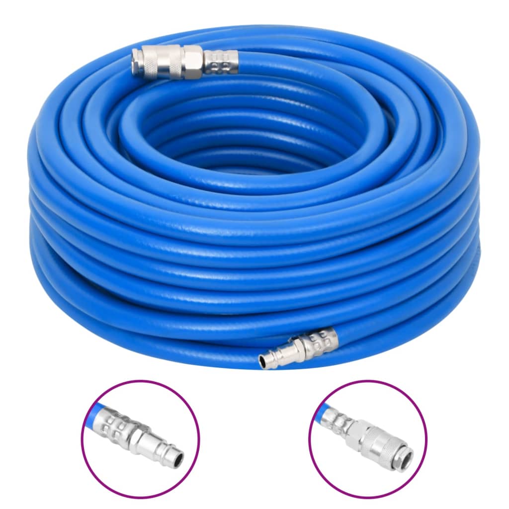Vidaxl luchtslang 0,7'' 50 m pvc blauw