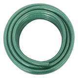 Manguera de jardín Vidaxl con conjunto de embrague 0.5 '' 20 m PVC verde