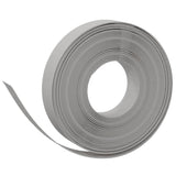 Vidaxl Garden Bordes 2 PCS 10 m 10 cm de polietileno gris