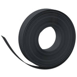 Vidaxl Gartenkanten 5 St 10 m 10 cm Polyethylen Schwarz