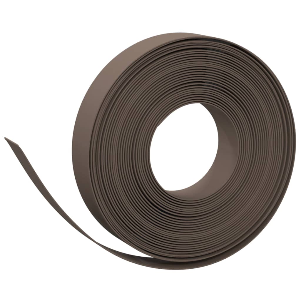 Vidaxl Garden edges 3 st 10 m 10 cm Polyethylene Brown