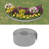 Vidaxl tuinranden 3 st 10 m 20 cm polyetheen grijs