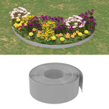 Bordi del giardino Vidaxl 5 St 10 m 20 cm polietilene grigio