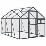 Vidaxl aviary 1.79x3x1.85 m aluminum anthracite -colored