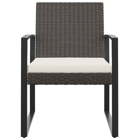 Vidaxl tuinstoelen 2 st polypropeen rattan bruin