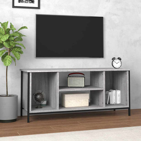 Vidaxl tv-meubel 102x35x45 cm bewerkt hout grijs sonoma eikenkleurig
