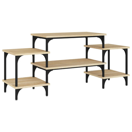 Vidaxl tv-meubel 117x35x52 cm bewerkt hout sonoma eikenkleurig