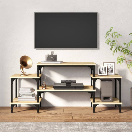 Vidaxl tv-meubel 117x35x52 cm bewerkt hout sonoma eikenkleurig