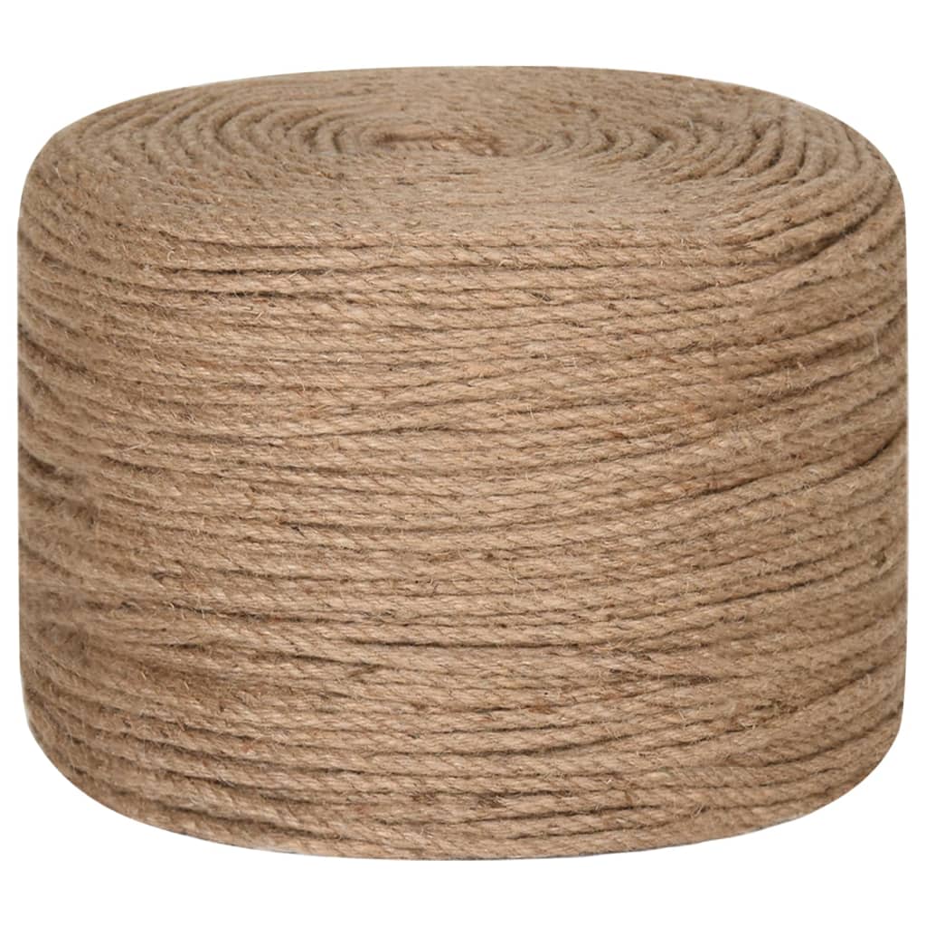 Vidaxl tau 100 m lang 4 mm tykk jute