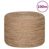 Vidaxl tau 100 m lang 6 mm tykk jute