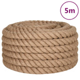 Vidaxl tau 5 m lang 36 mm tykk jute