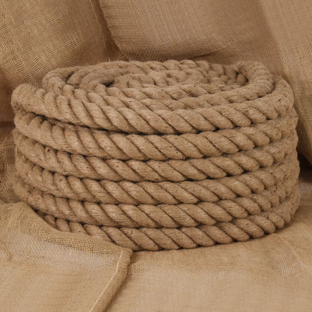 Vidaxl touw 5 m lang 50 mm dik jute