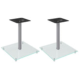 Vidaxl Lautsprecher Normen 2 PCS 1 Pillar Hardned Glas Sëlwerfaarf faarweg