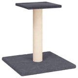 Vidaxl scratching post with platform 38 cm dark gray