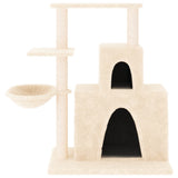 Vidaxl Cat Furniture con graffi di sisal 83 cm crema