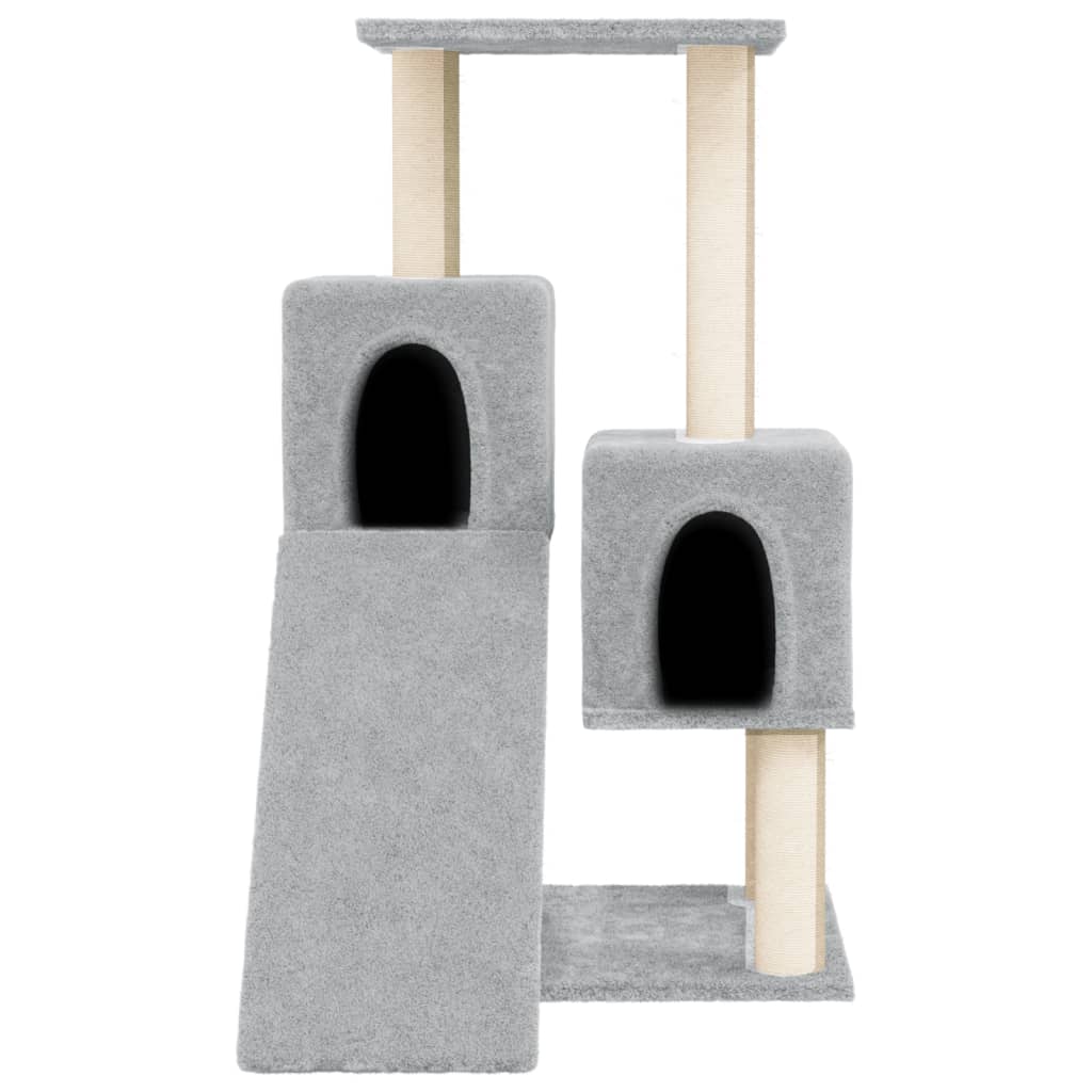 Vidaxl cat furniture with sisal scratching posts 82 cm light gray