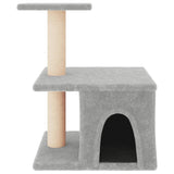 Vidaxl Cat Furniture con graffi di sisal 48 cm grigio chiaro