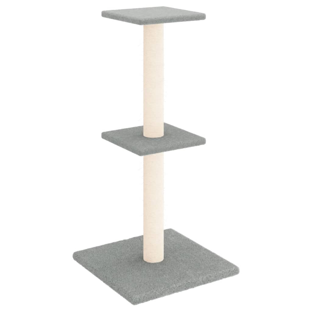 Vidaxl Cat Furniture con graffi di sisal 73 cm grigio chiaro