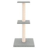 Vidaxl Cat Furniture z Sisal Scrating Posts 73 cm jasnoszary