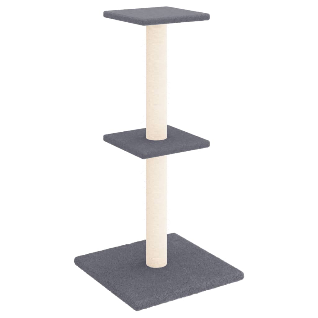 Vidaxl Cat Miwwelen mat Sisal kraazt Posts 73 cm donkel gro