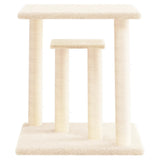 Vidaxl Scratching Post con piattaforme crema da 50 cm