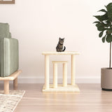 Vidaxl Scratching Post con piattaforme crema da 50 cm